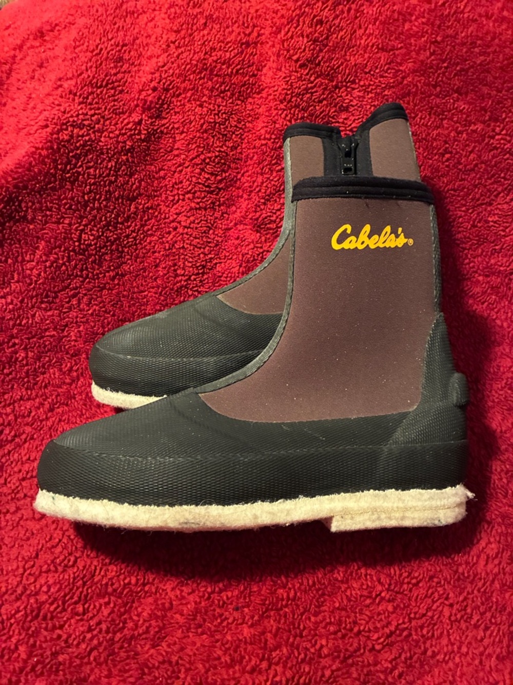 Cabela's Men’s or Women’s Brown & Black Neoprene Water Boot - Insulated